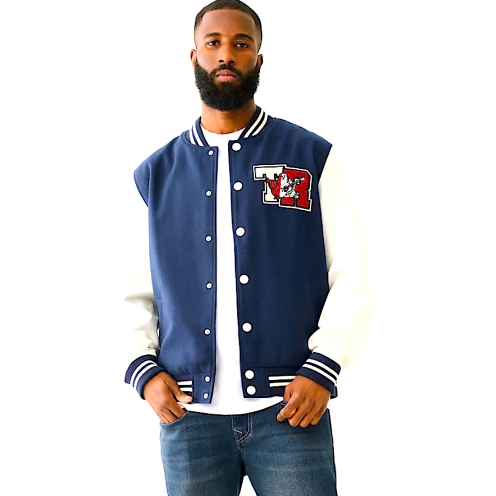 True Religion Varsity Jacket